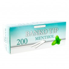 TUBES À CIGARETTES MENTHOLÉS   Banko 200