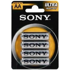 4 piles Sony 1.5v AA LR06